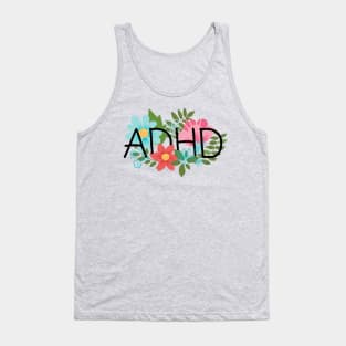 ADHD floral Tank Top